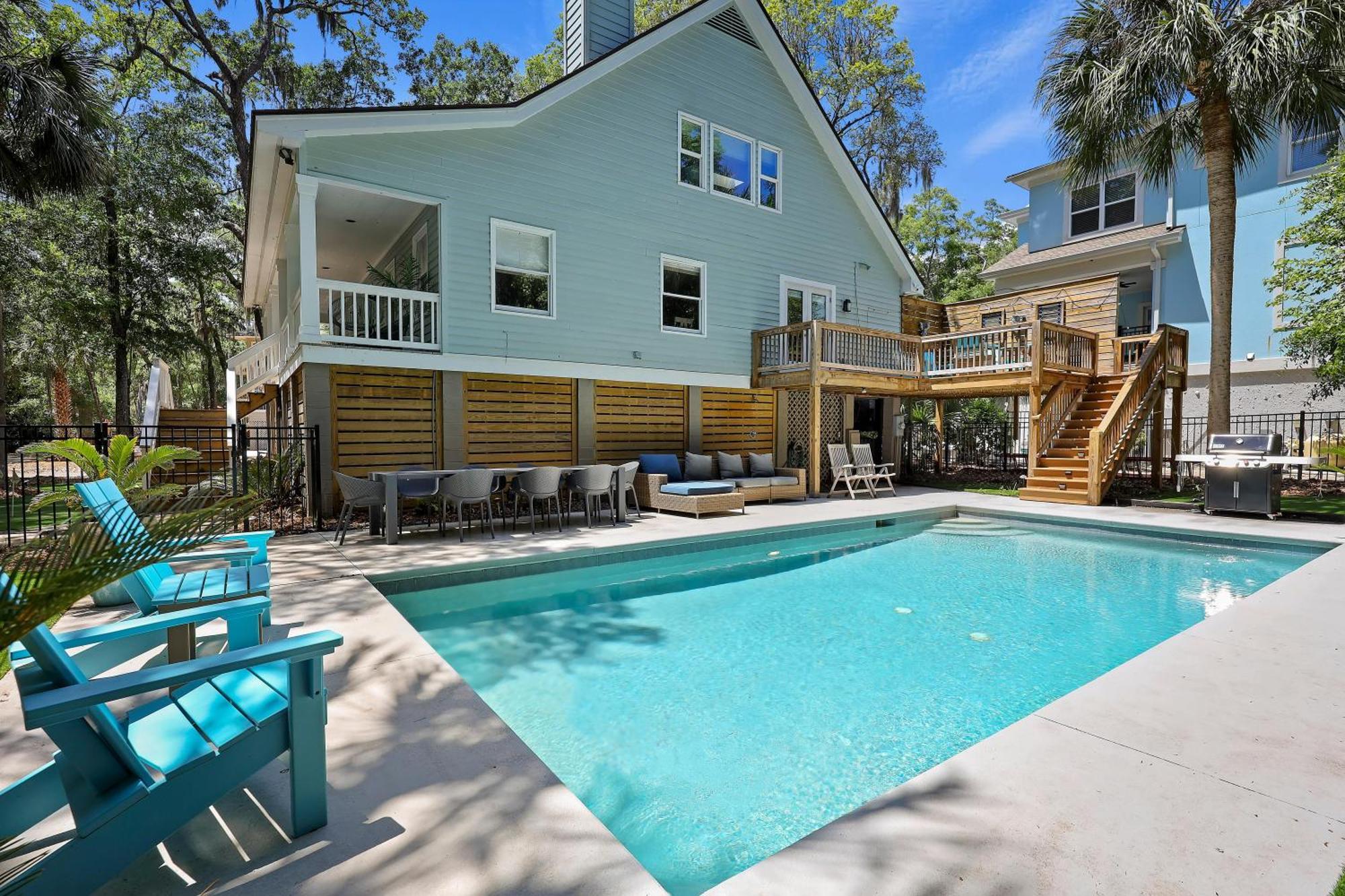 9 Flamingo Street Villa Хилтън Хед Айлънд Екстериор снимка