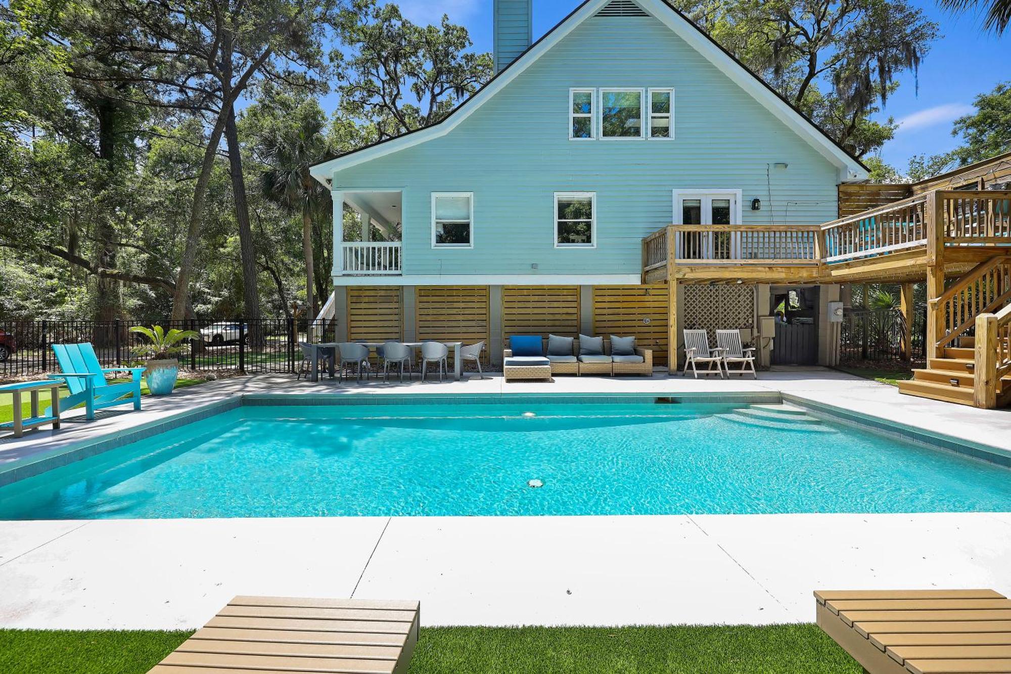9 Flamingo Street Villa Хилтън Хед Айлънд Екстериор снимка